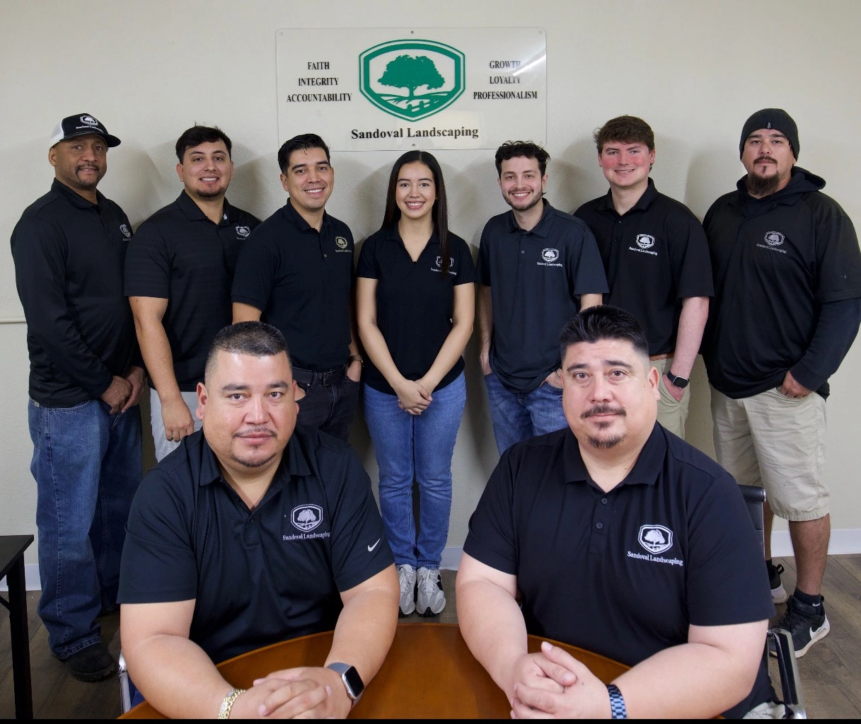 Sandoval Landscaping team