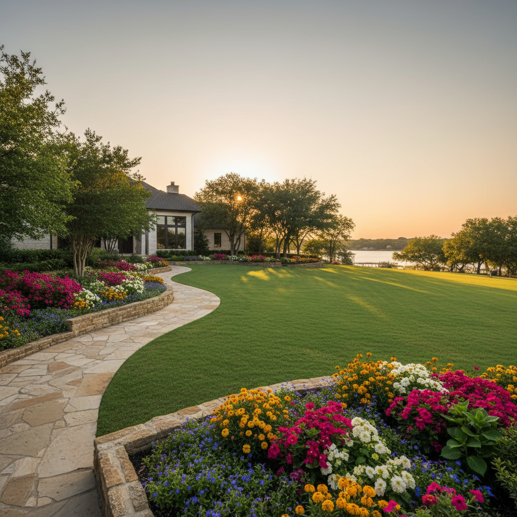 Custom Hardscaping & Estate Lawn Management in Heath, TX