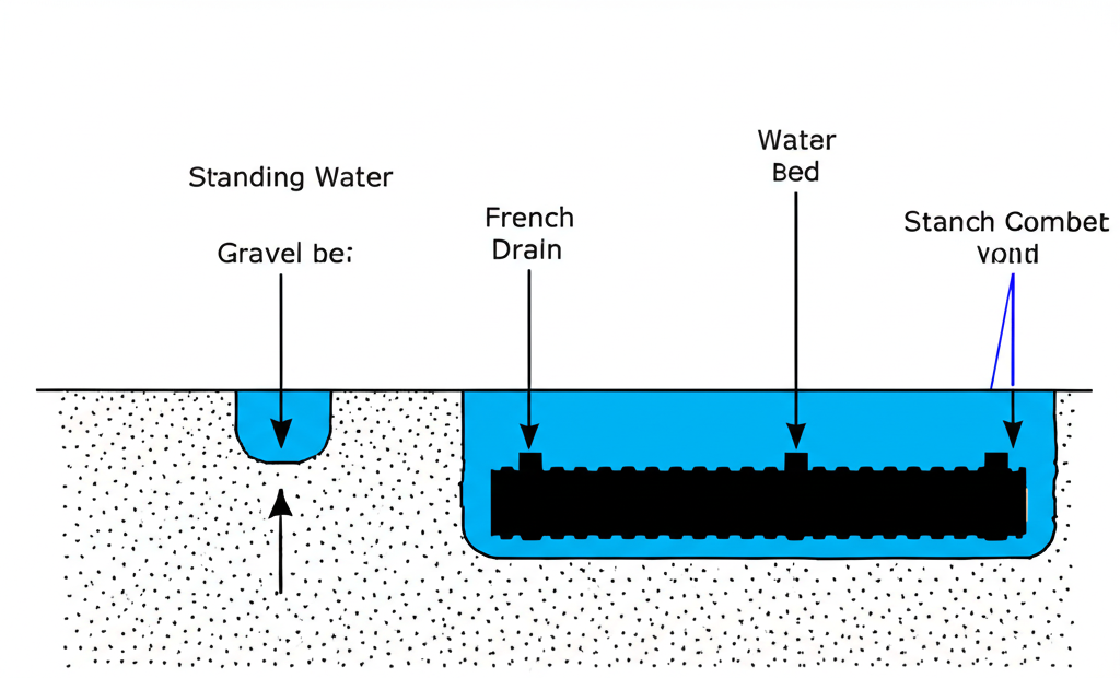French Drain Installation for DFW Clay Soil: Solving Standing Water in Texas Black Gumbo