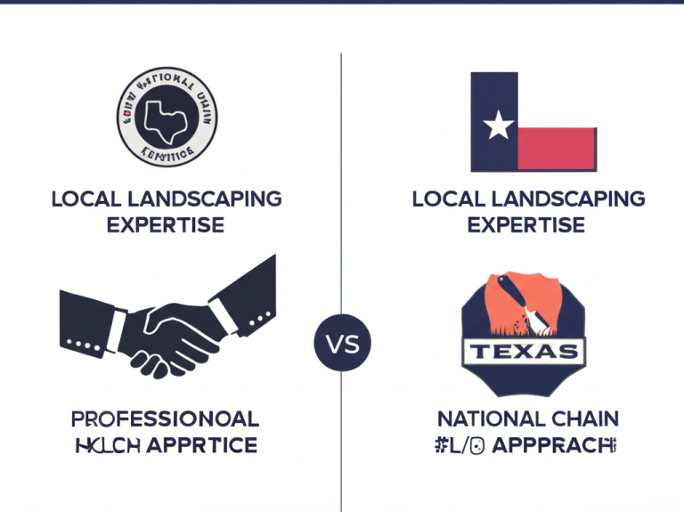 Sandoval Landscaping vs Yellowstone Landscape: Local DFW Expertise vs National Chain